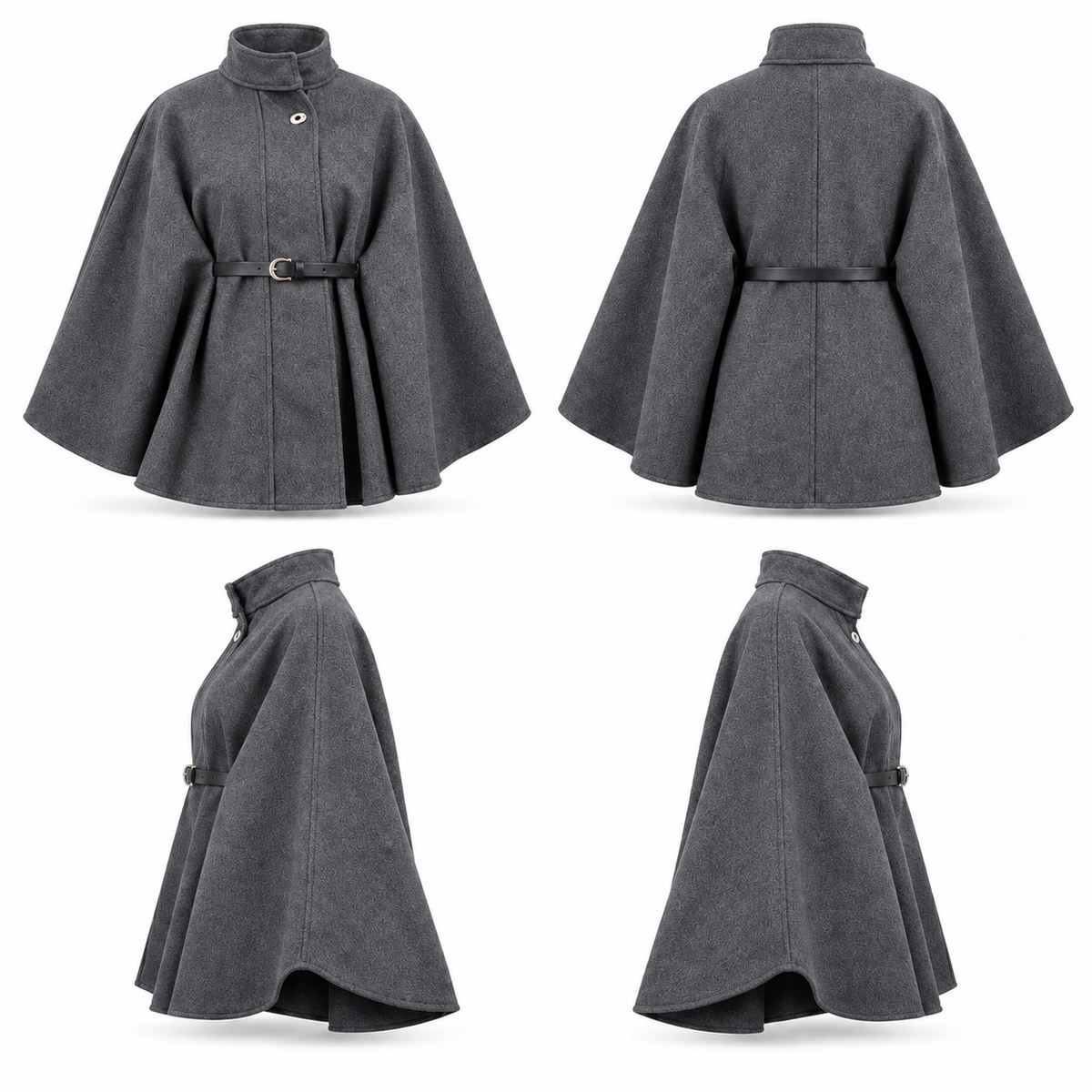 LORENA CAPE Grey