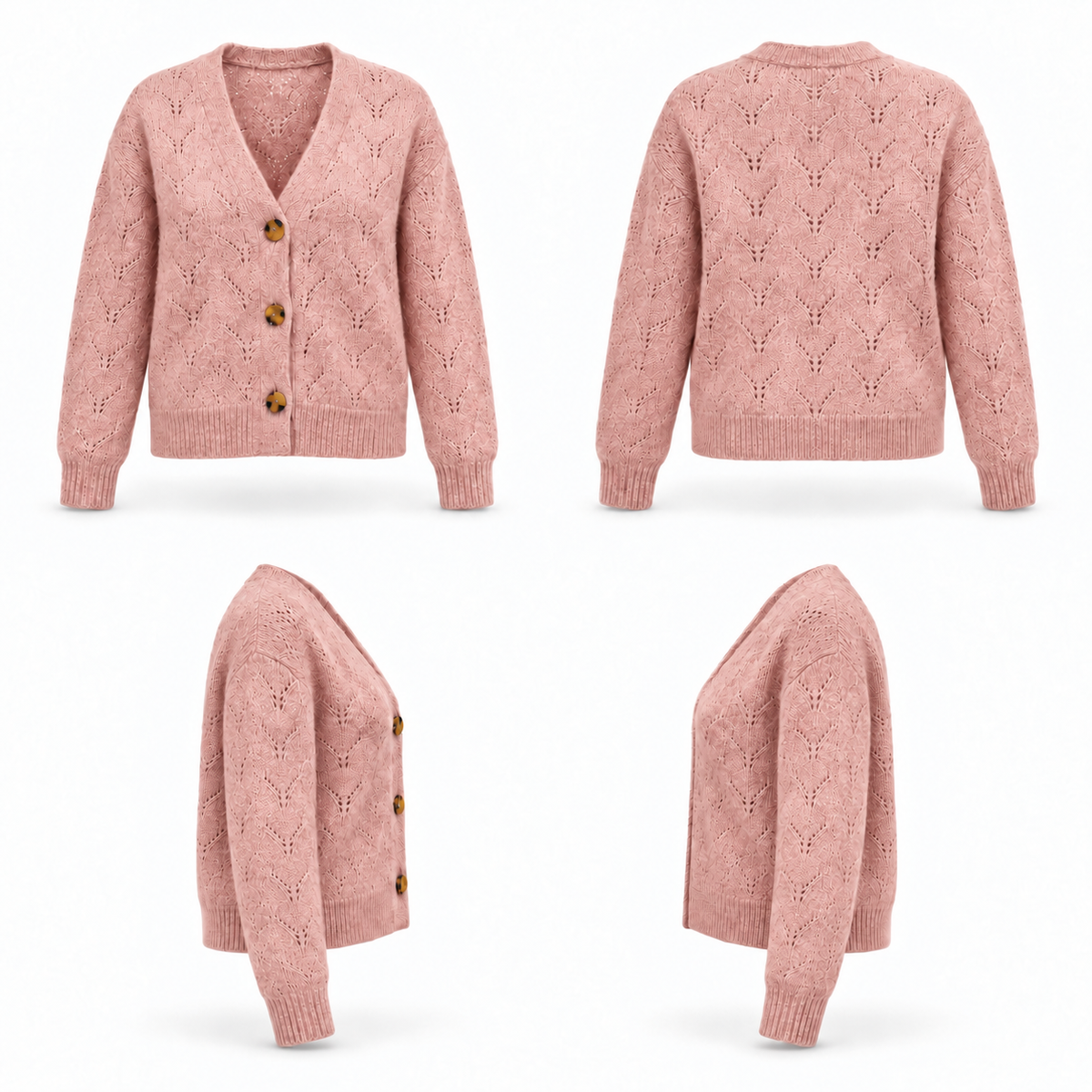 NELA CARDIGAN Light Pink