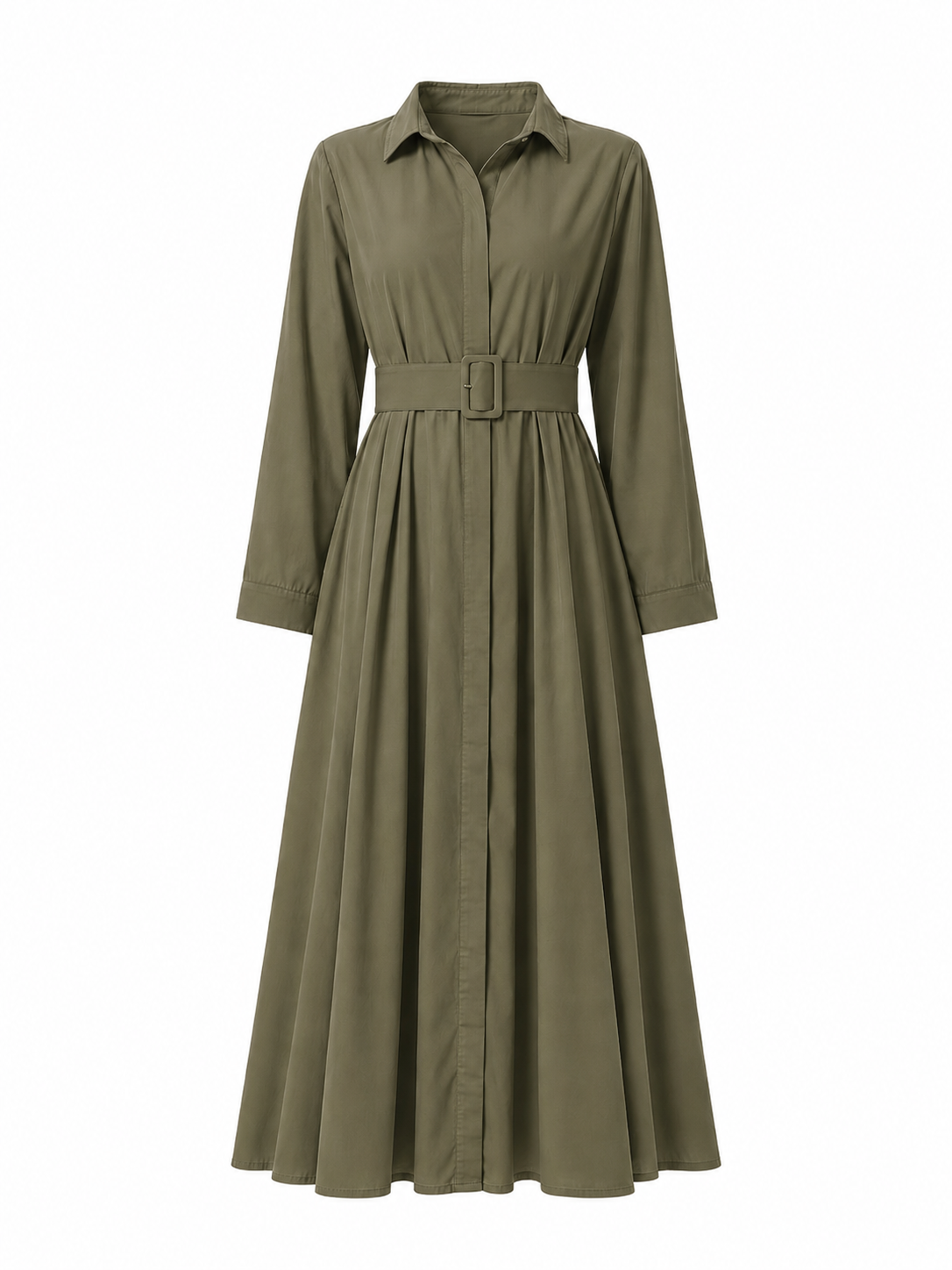 CELOURA DRESS Olive Green