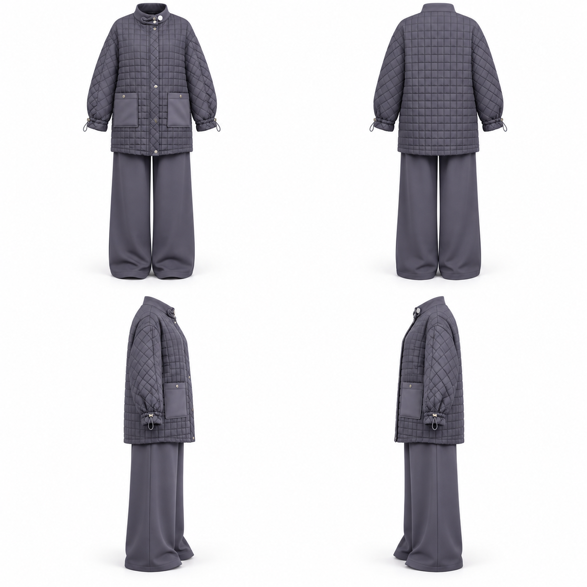 GLACIA SET Dark Grey