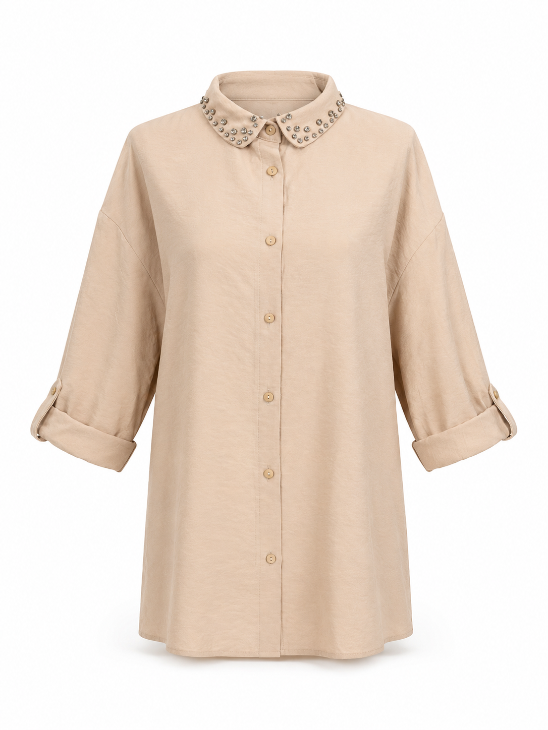 ELIRA SHIRT Dark Beige