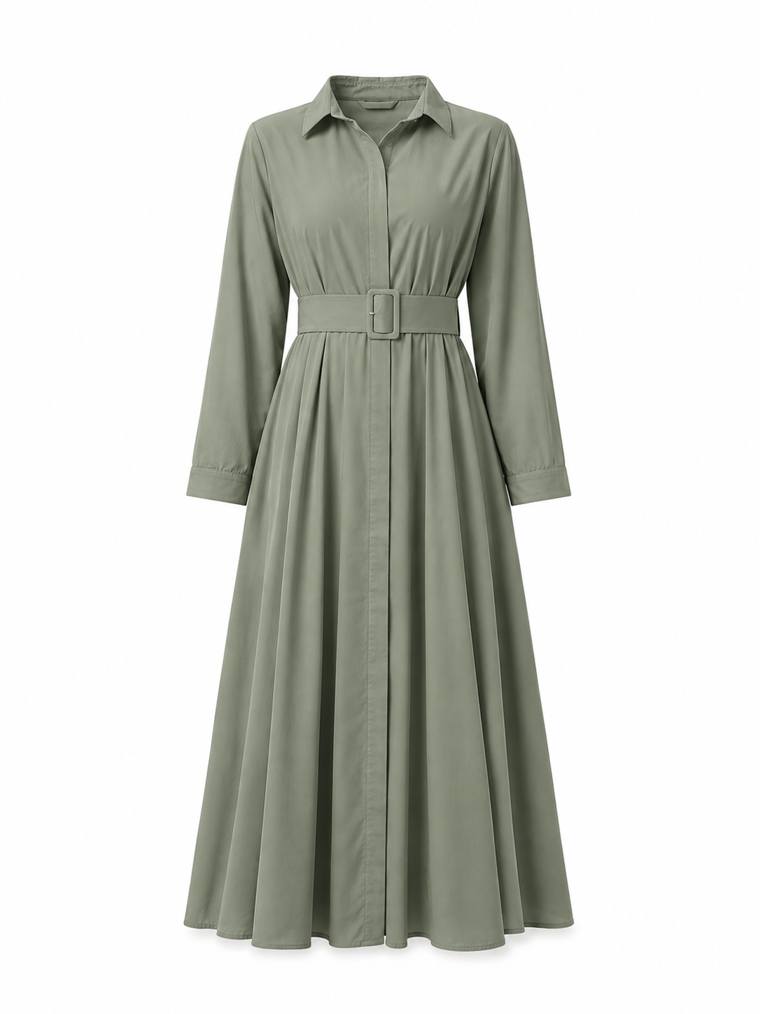 CELOURA DRESS Dusty Green