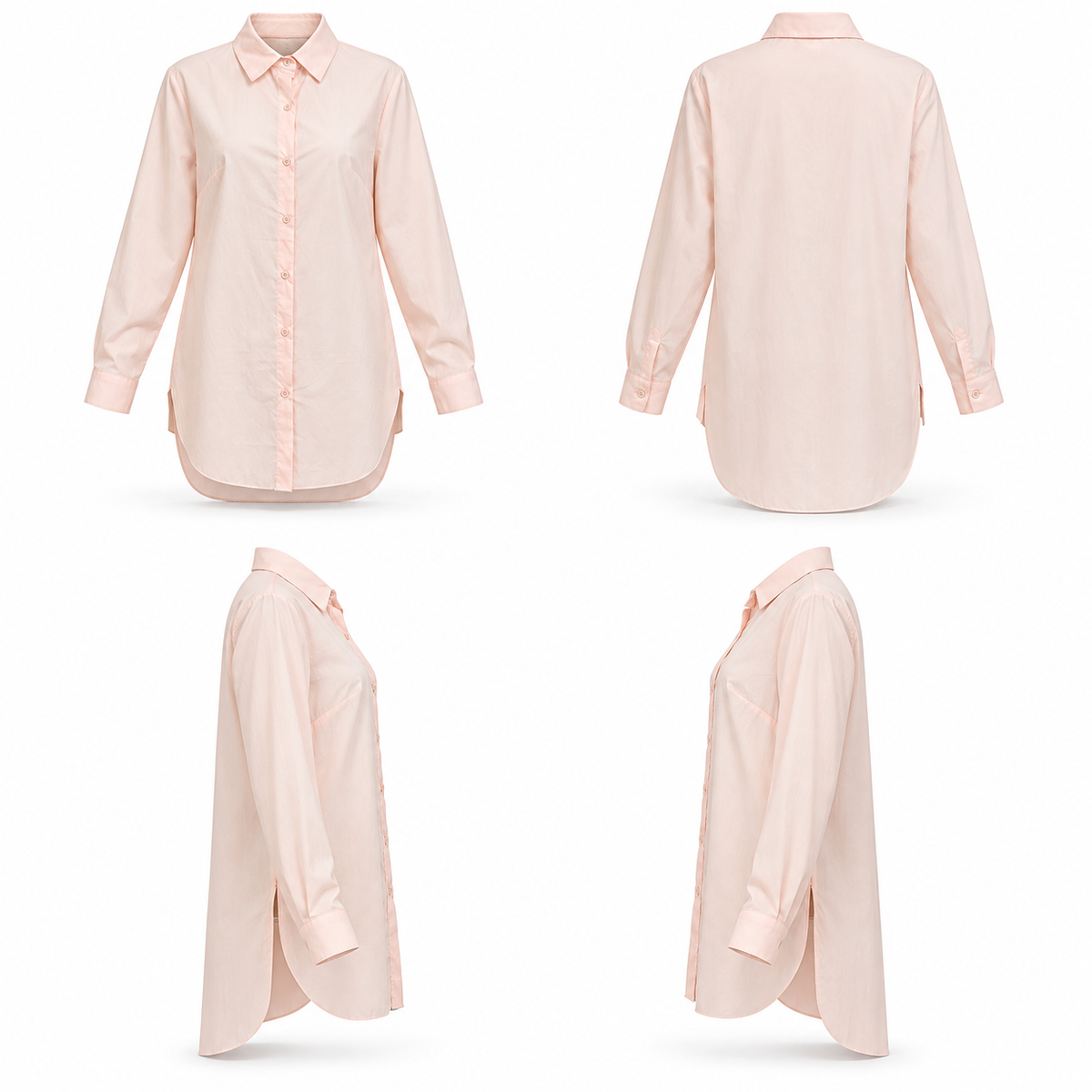 ELYANO BASIC SHIRT LIGHT PEACH