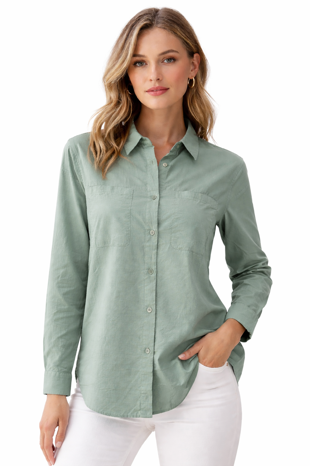 Green Basic Shirt