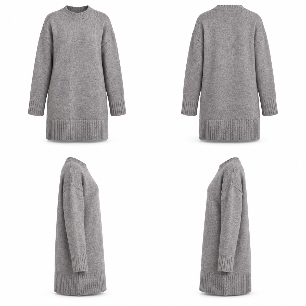 ESTELLE KNIT SWEATER GREY