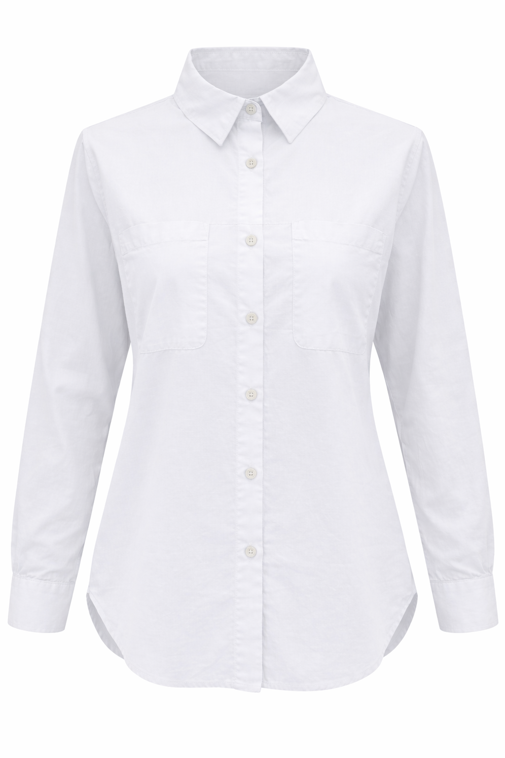 Off White Basic Shirt Without Buttom