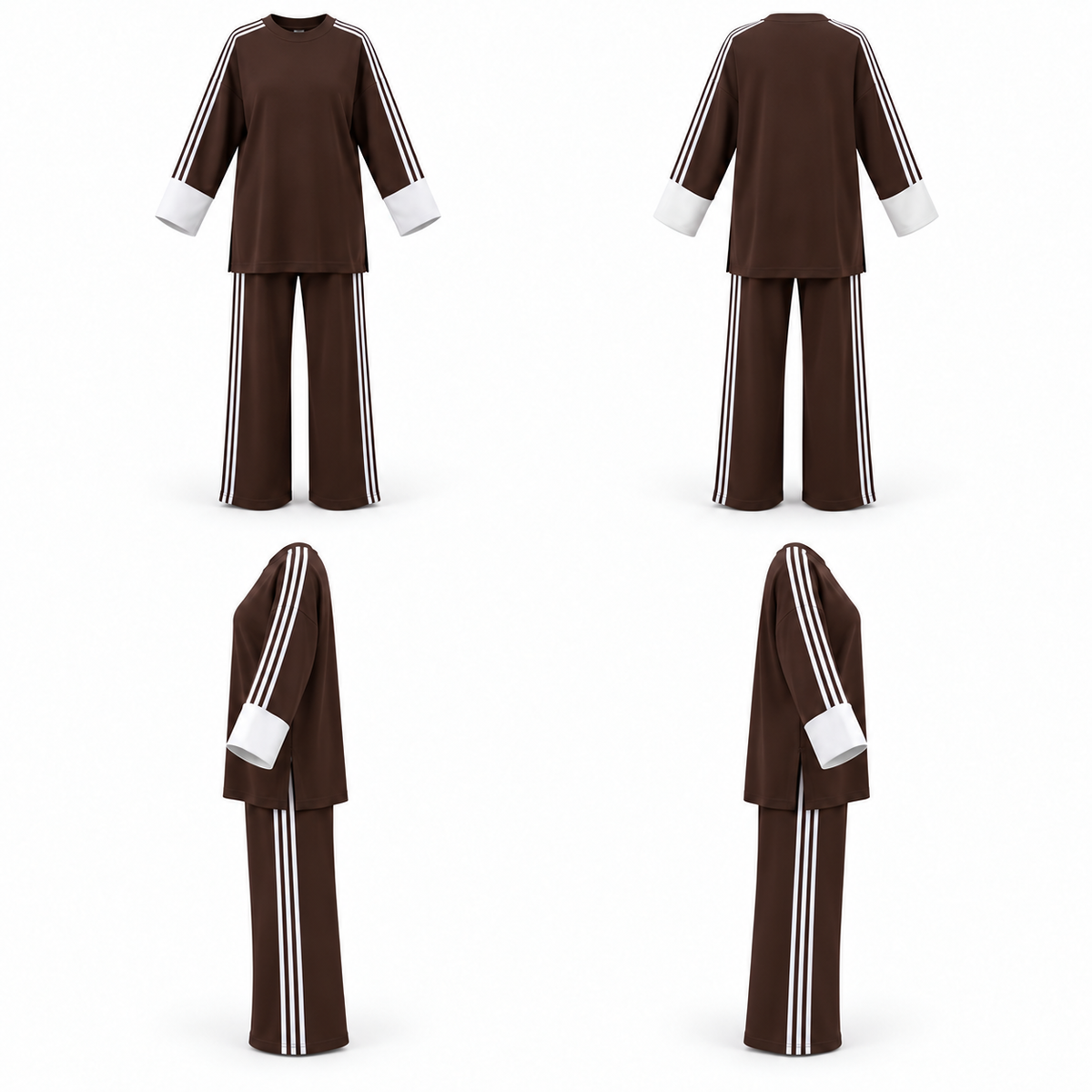NEVELLE Brown COTTON SET