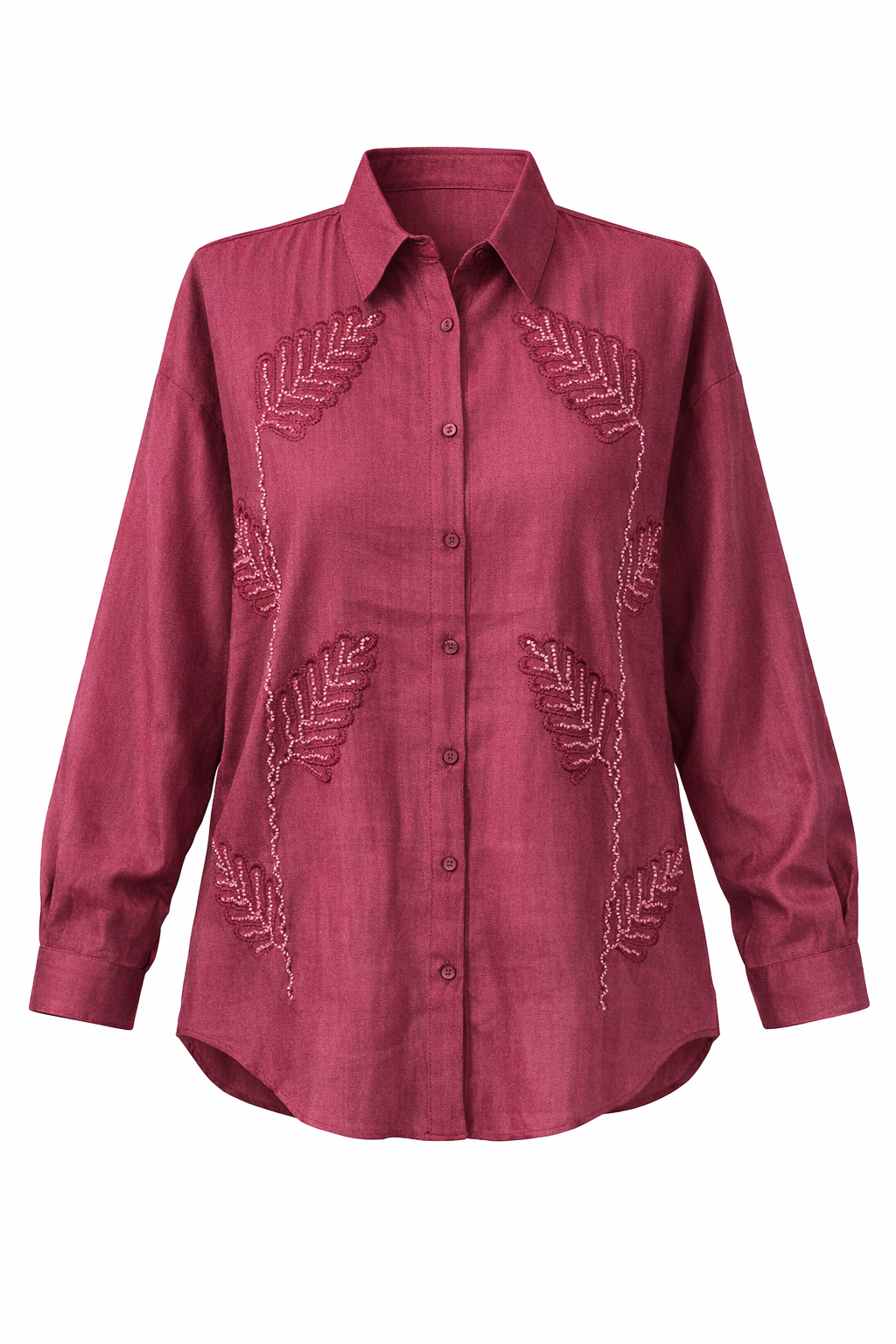 ELYNE SHIRT Burgandy