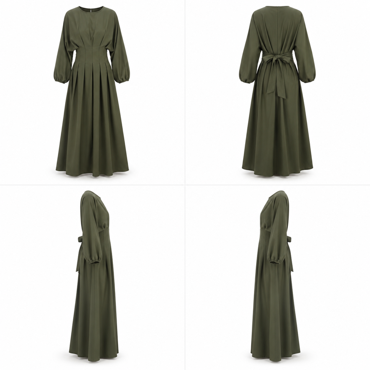 VALENTINA DRESS Olive Green