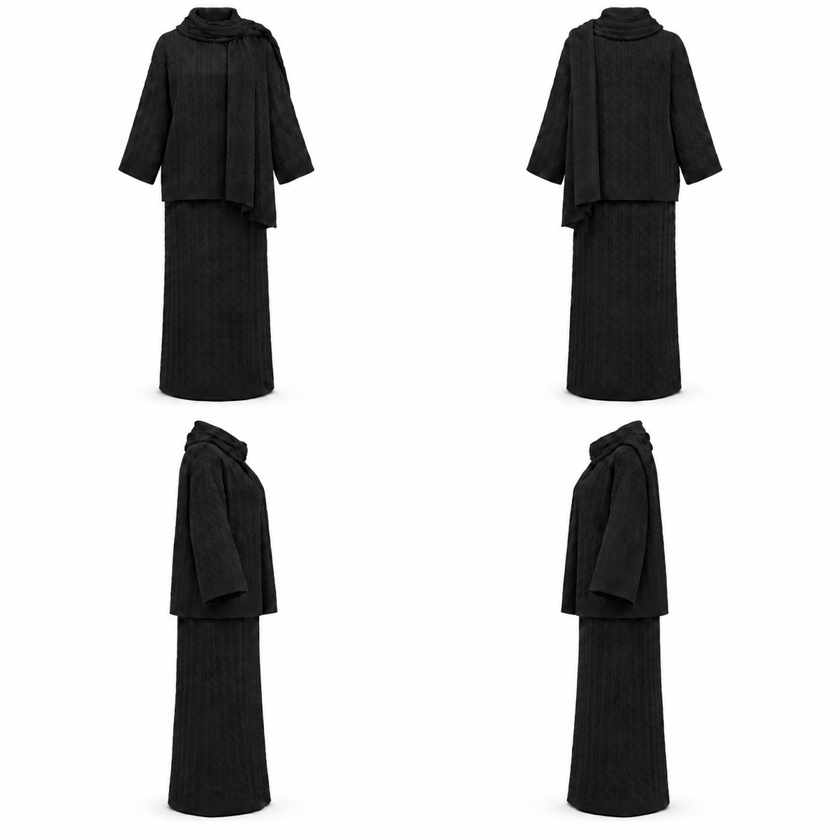 MILVA SET Black