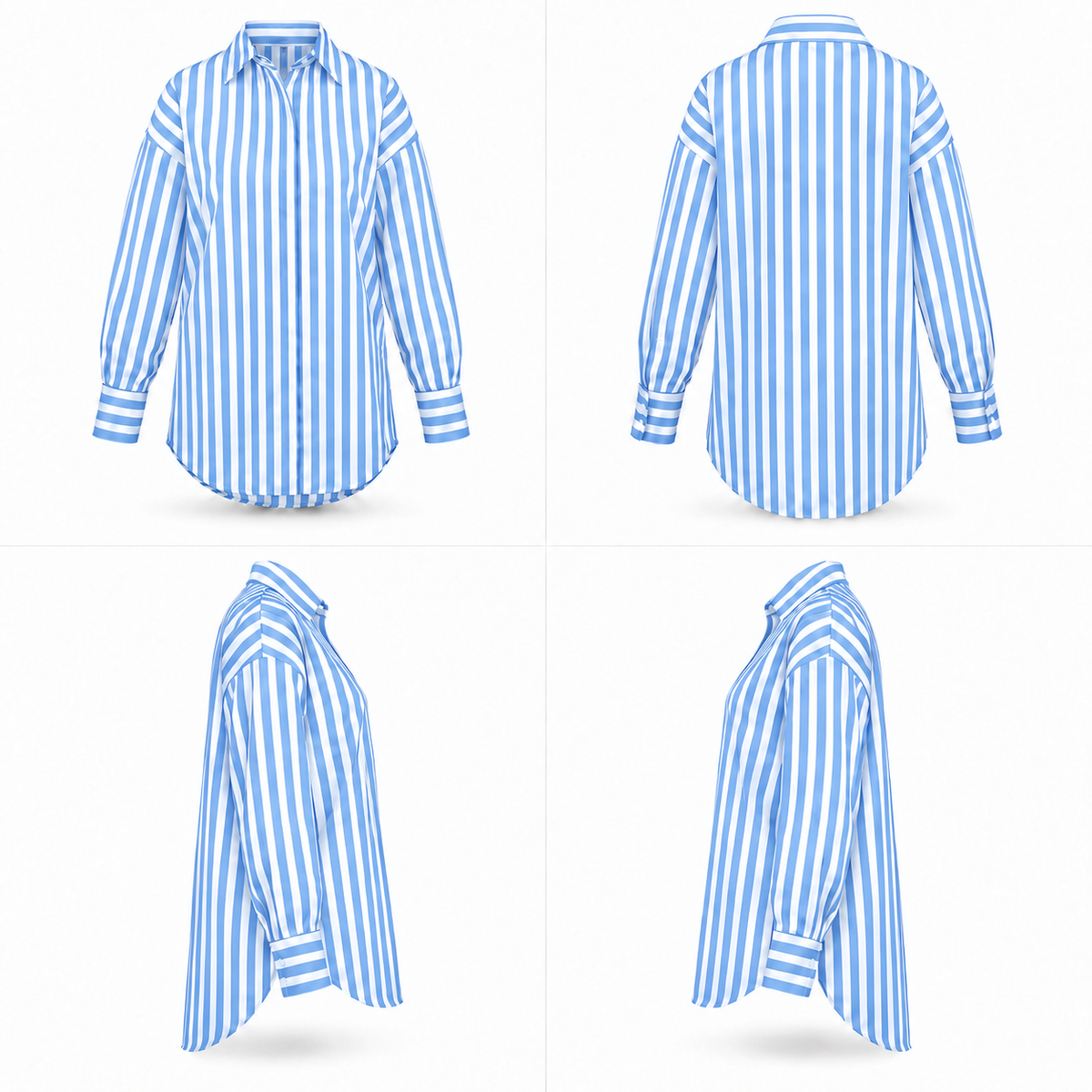 MELRA SHIRT BLUE