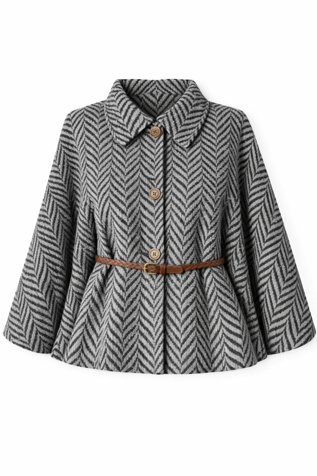 ALORA CAPE Dark Grey