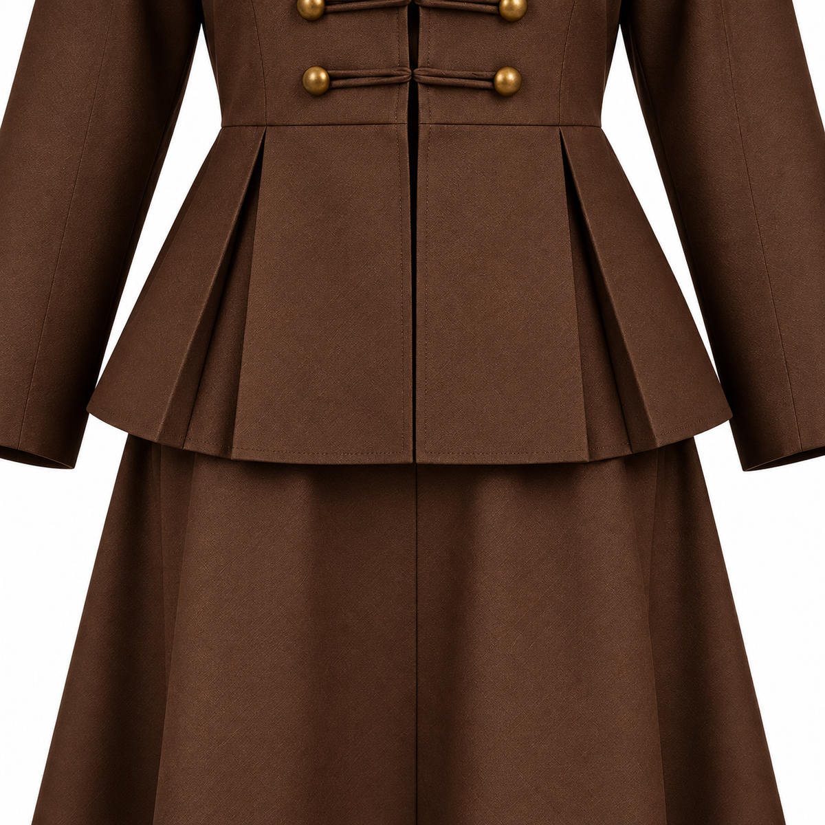 AUBELLE SKIRT SET BROWN