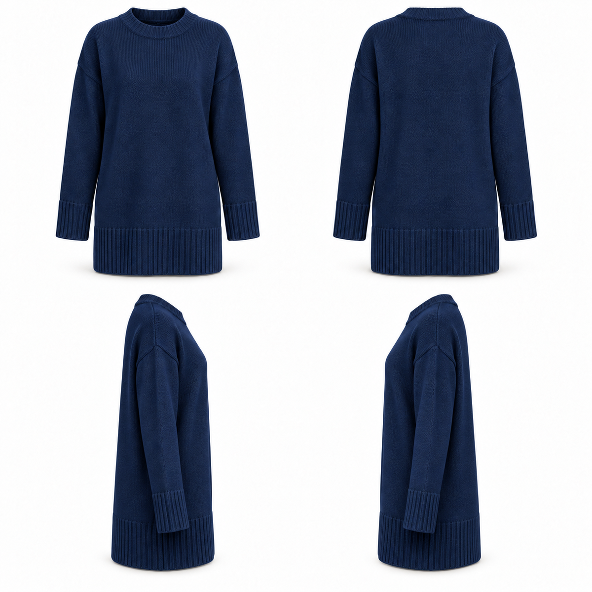 ESTELLE KNIT SWEATER NAVY
