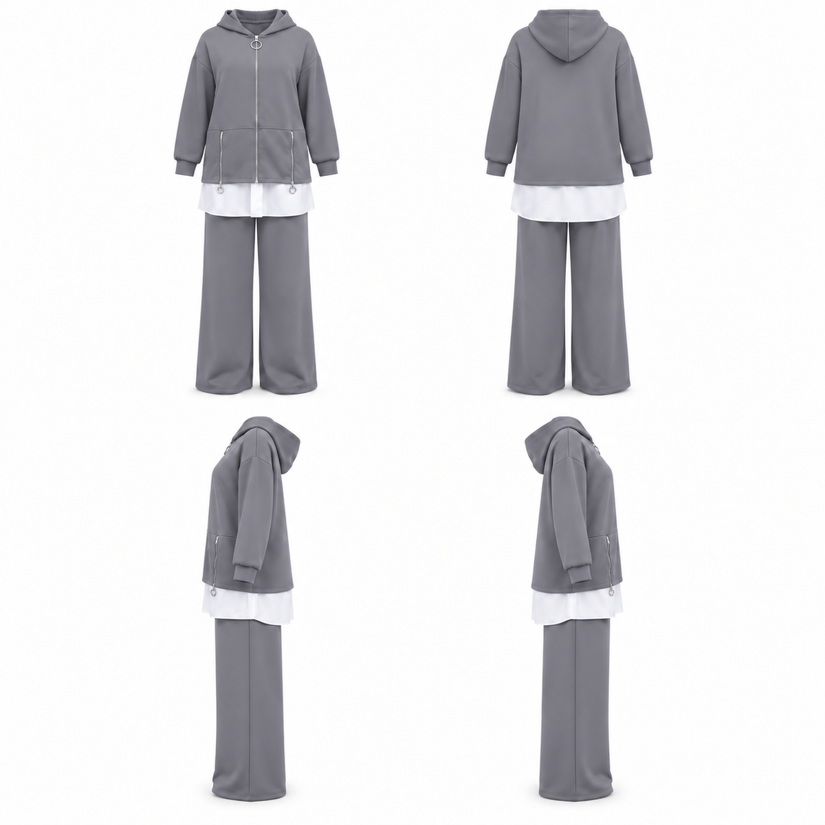ELVA SET Grey