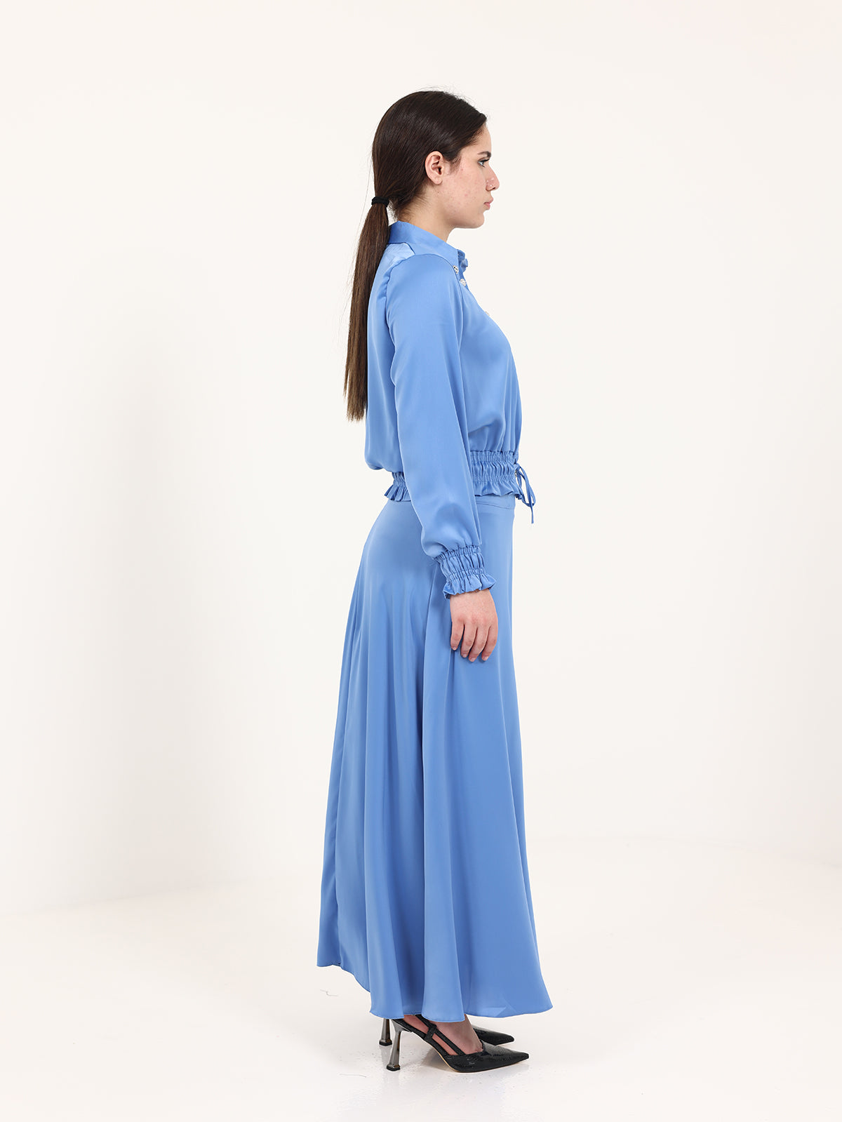 Gitane Double Satin Skirt Set