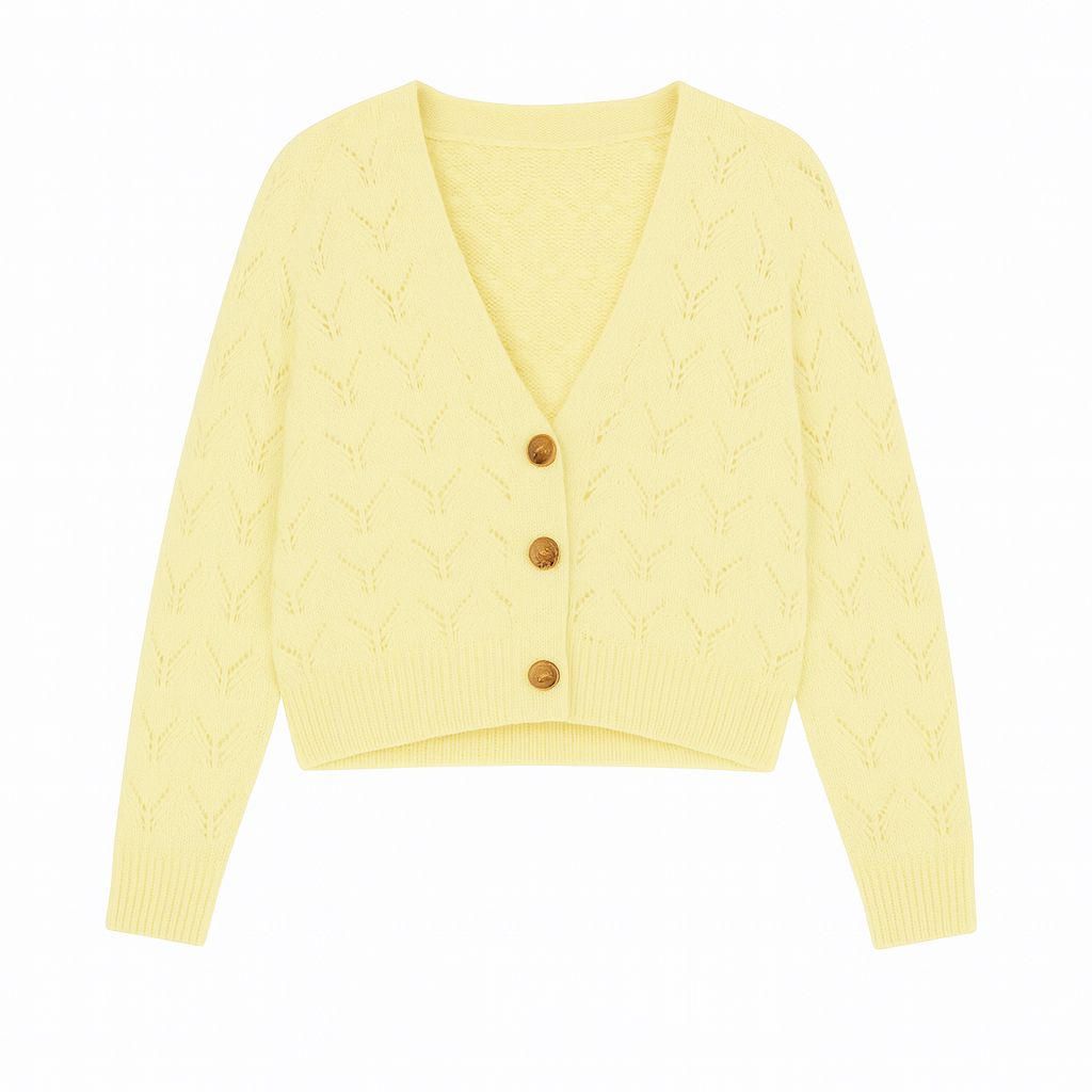 NELA CARDIGAN Yellow