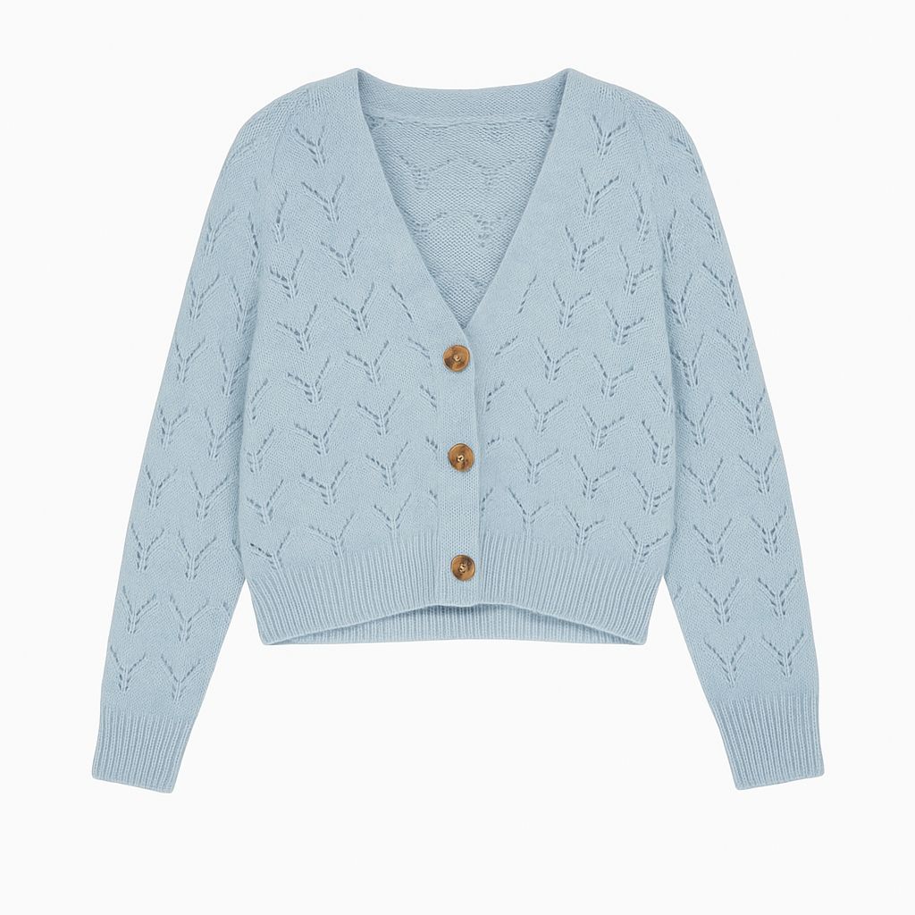 NELA CARDIGAN Baby Blue