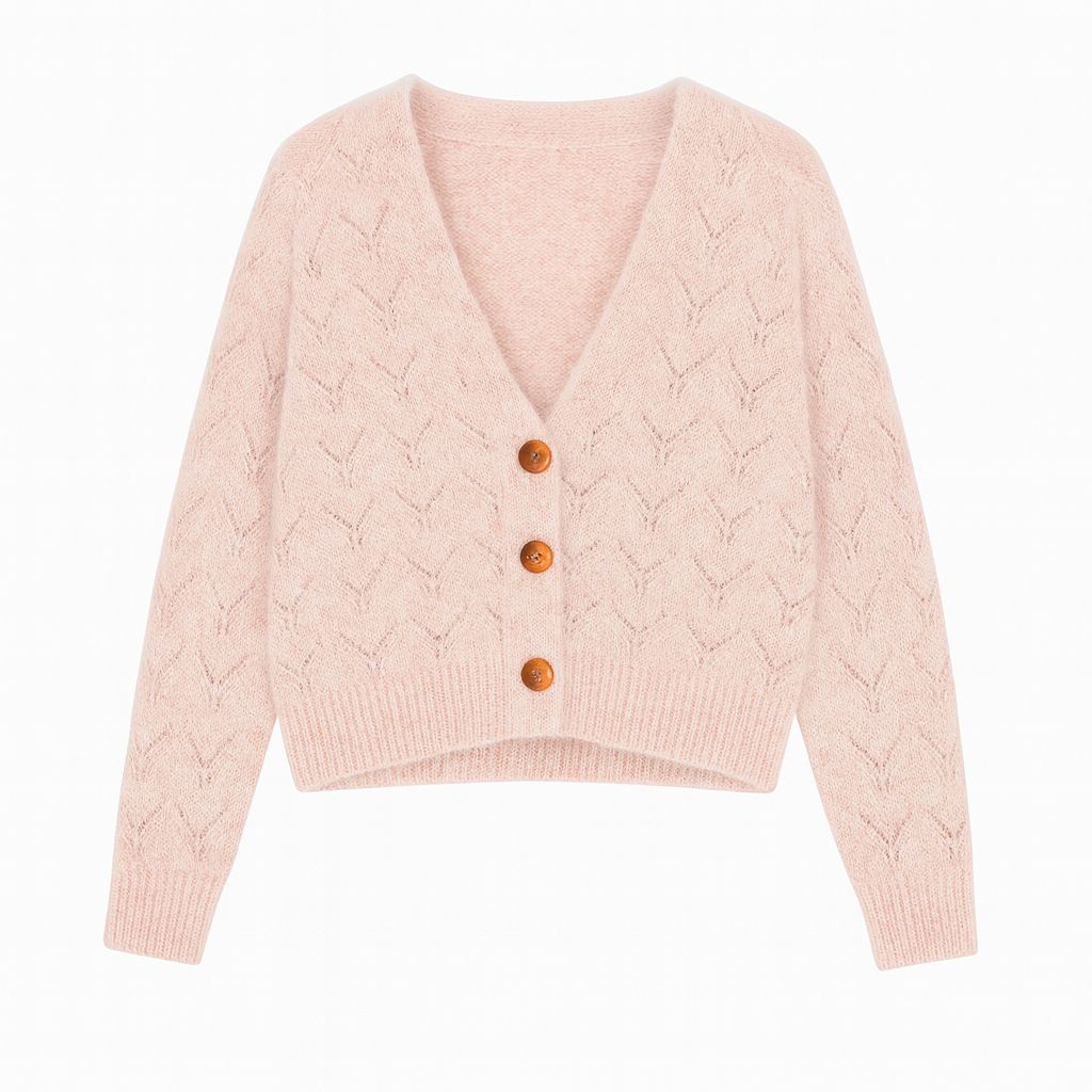 NELA CARDIGAN Light Pink