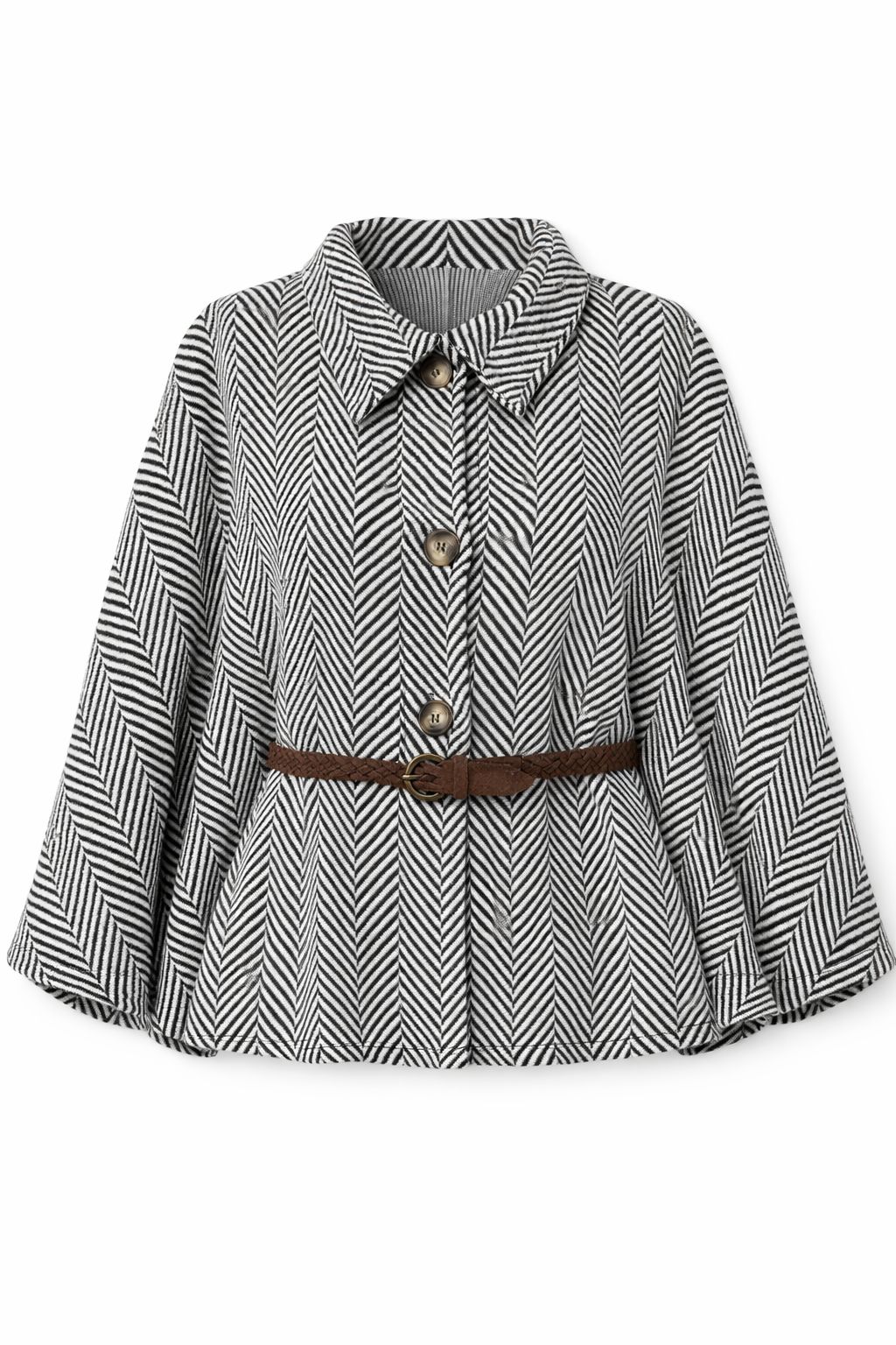 ELORA CAPE Black & White