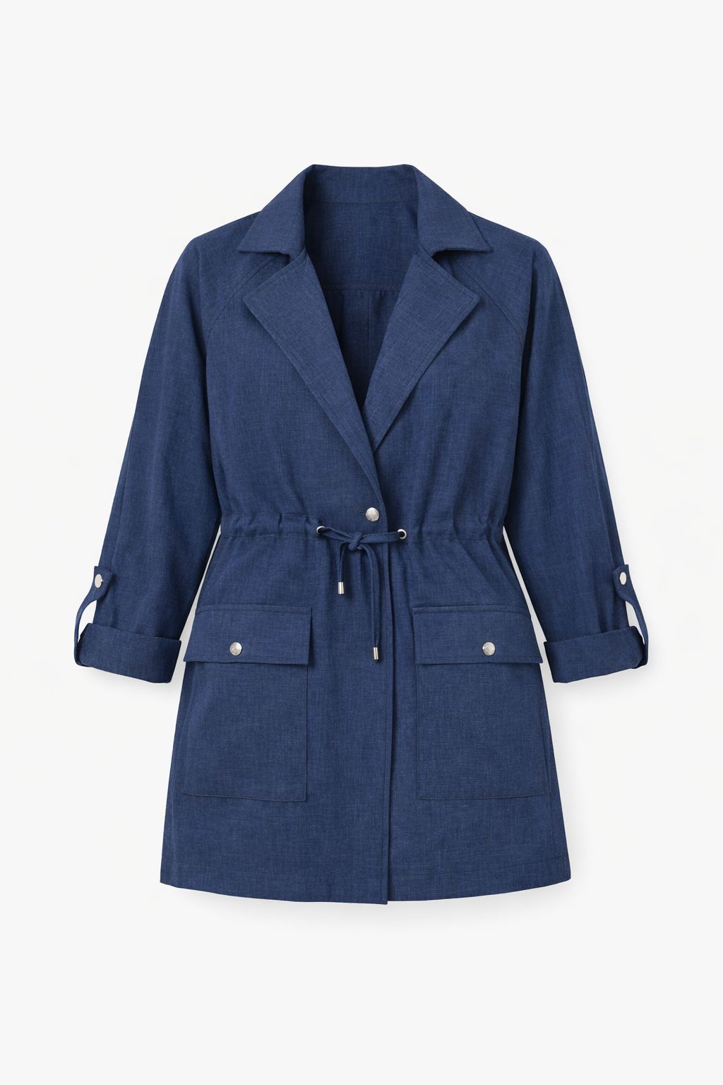 Navy Blue Urban Waist Blazer