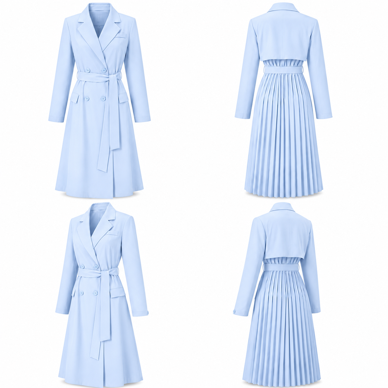 VULIANA LONG BLAZER Baby Blue