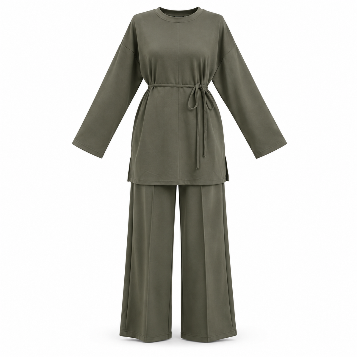JOLIE COTTON SET OLIVE GREEN