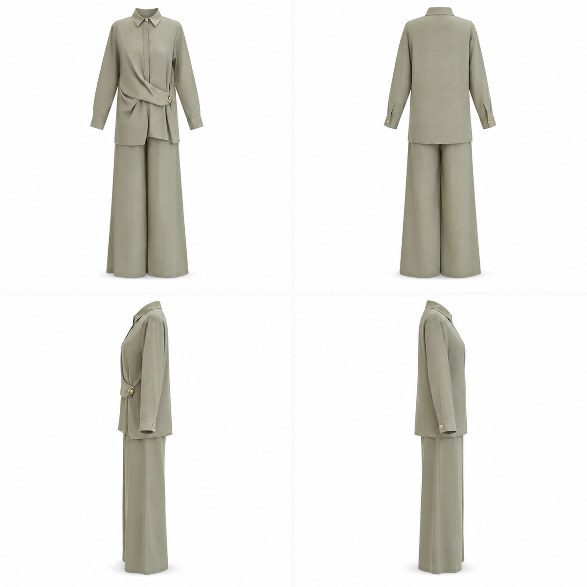 VELORA SET Light Olive Green