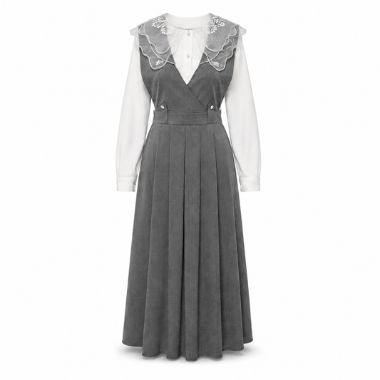 ADELINA DRESS Grey