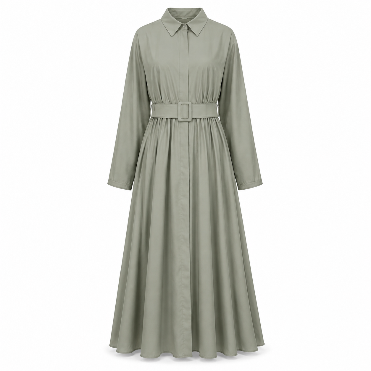 CELOURA DRESS Dusty Green