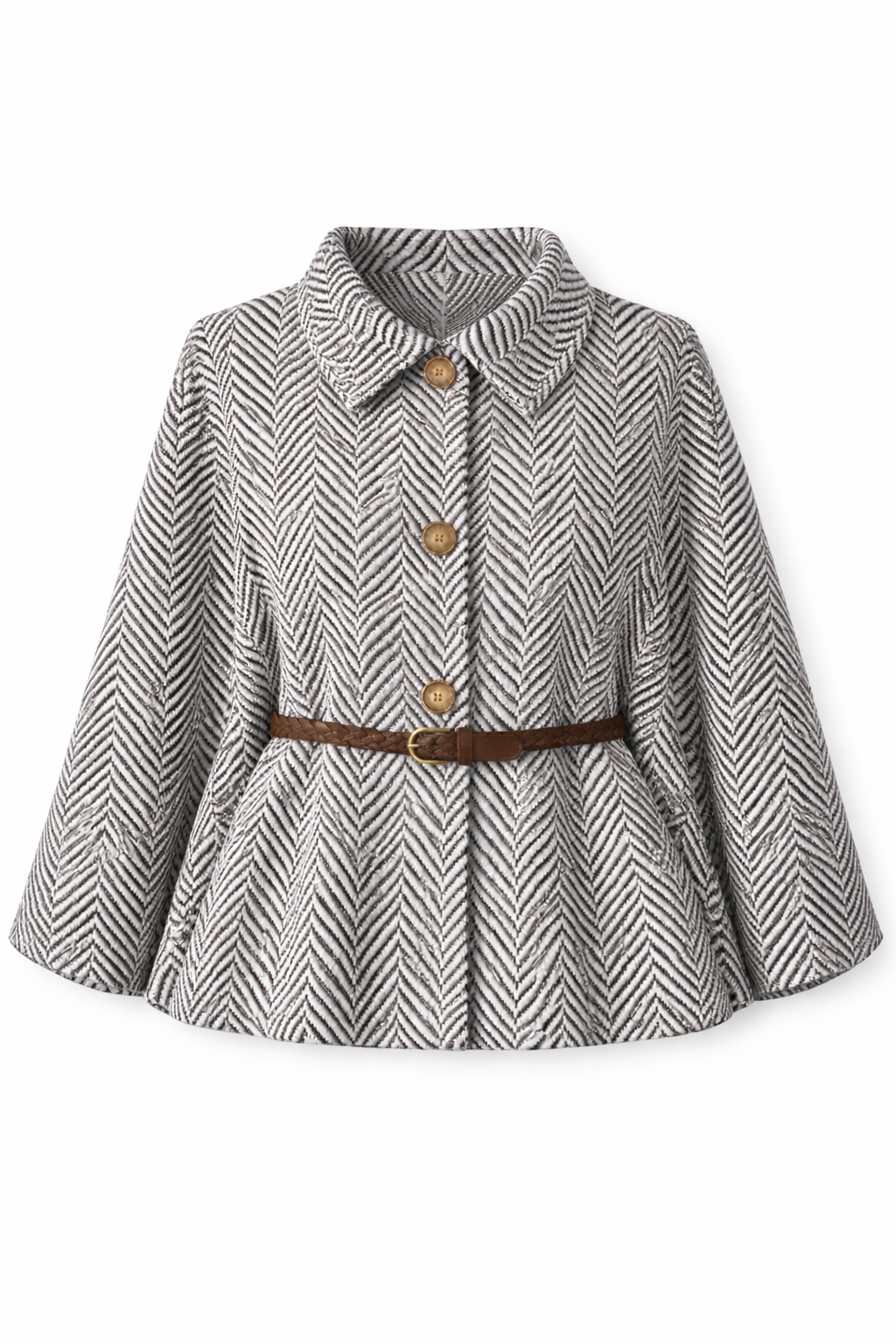 ALORA CAPE Black & White