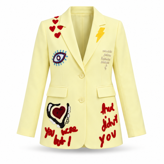 Butter Yellow Love Blazer