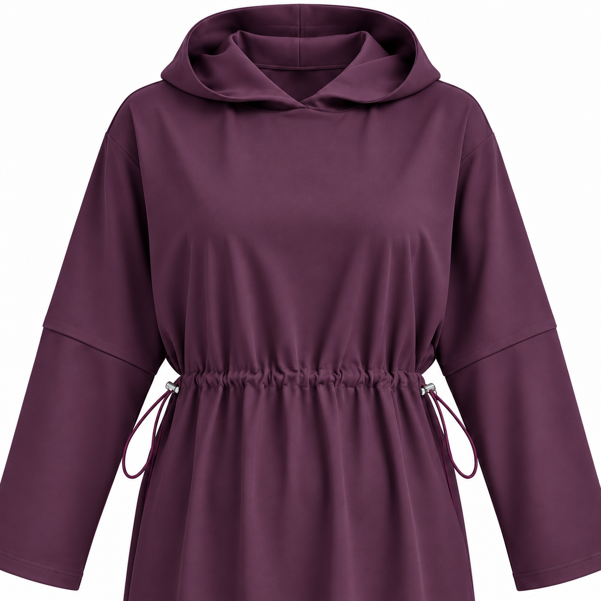 VEYRA HOODED SET AUBRGINE