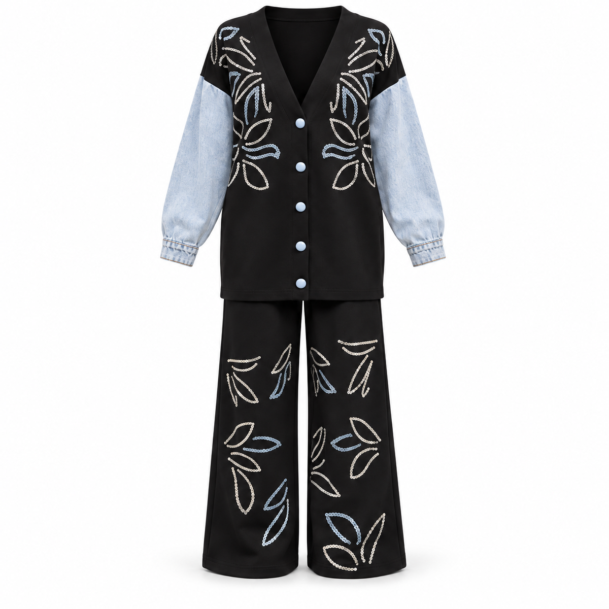ELVA BLOOM SET Black