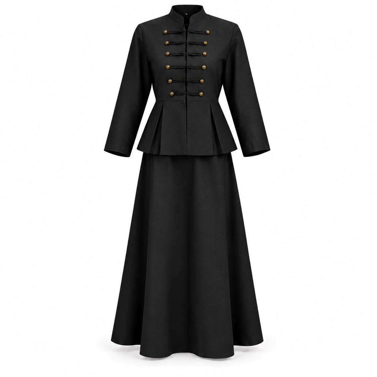 AUBELLE SKIRT SET BLACK