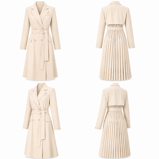 VULIANA LONG BLAZER LIGHT BEIGE