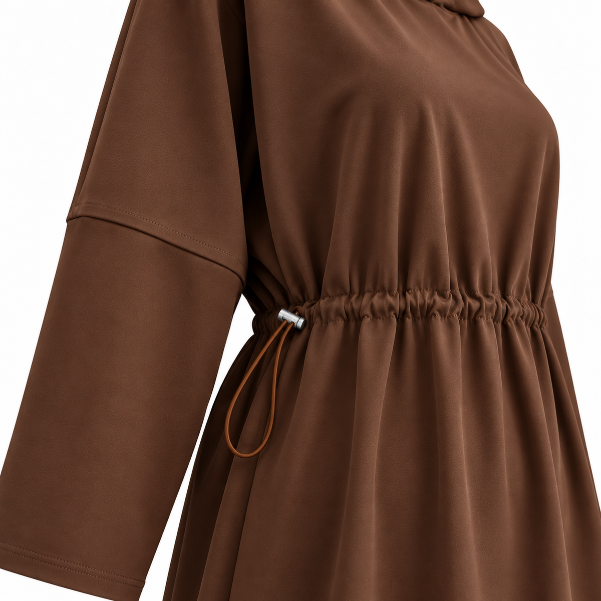 VEYRA HOODED SET BROWN