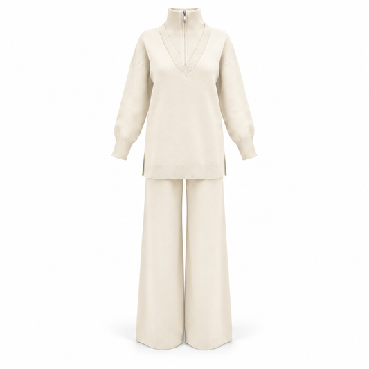 Vellora Knit Creamy Set
