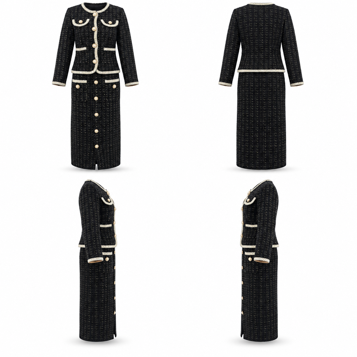 CHANELLE TWEED SET