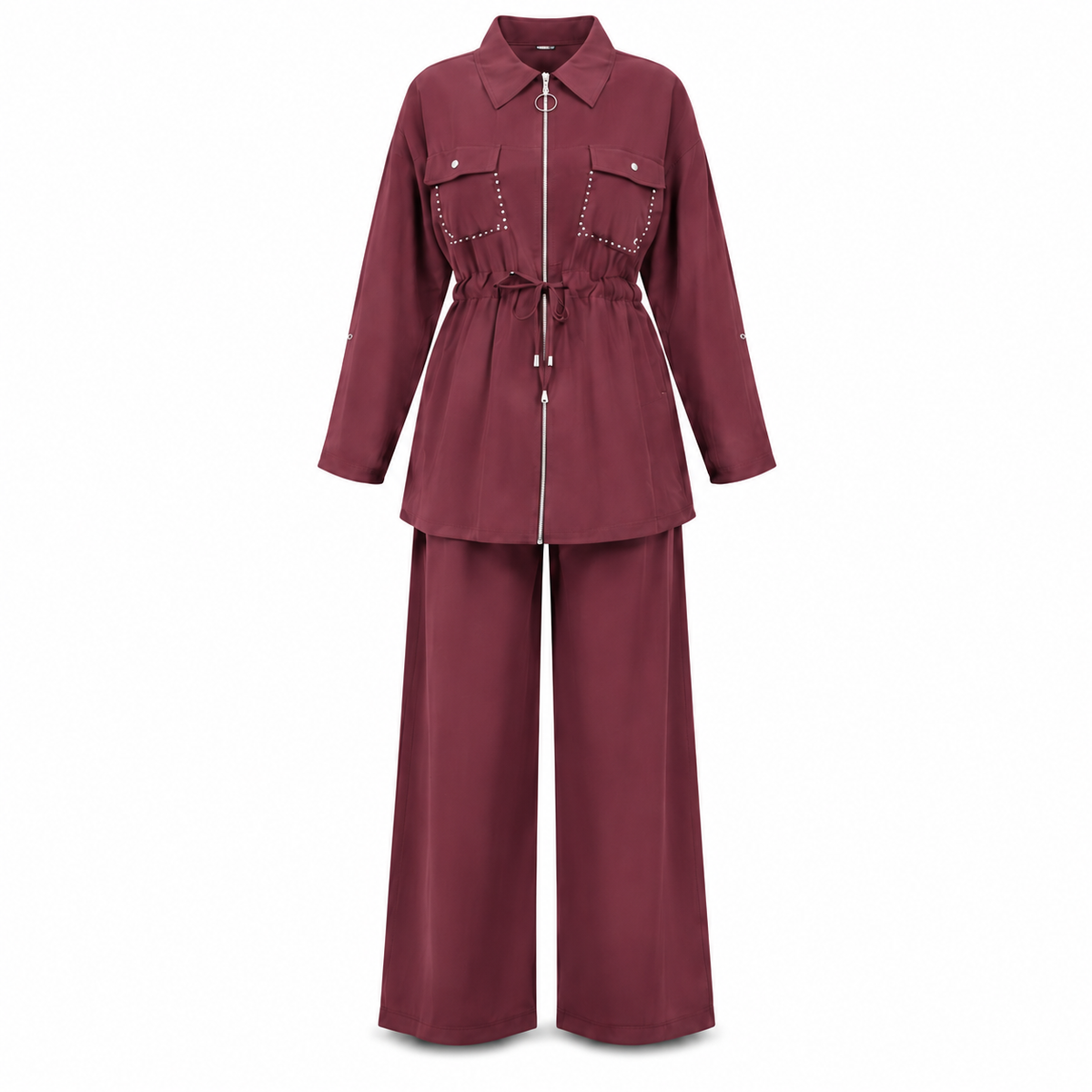 MYRA SET BURGANDY