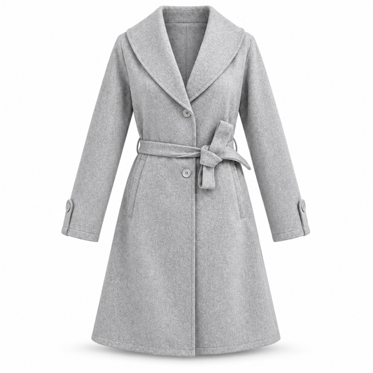 AVELLA LIGHT GREY COAT