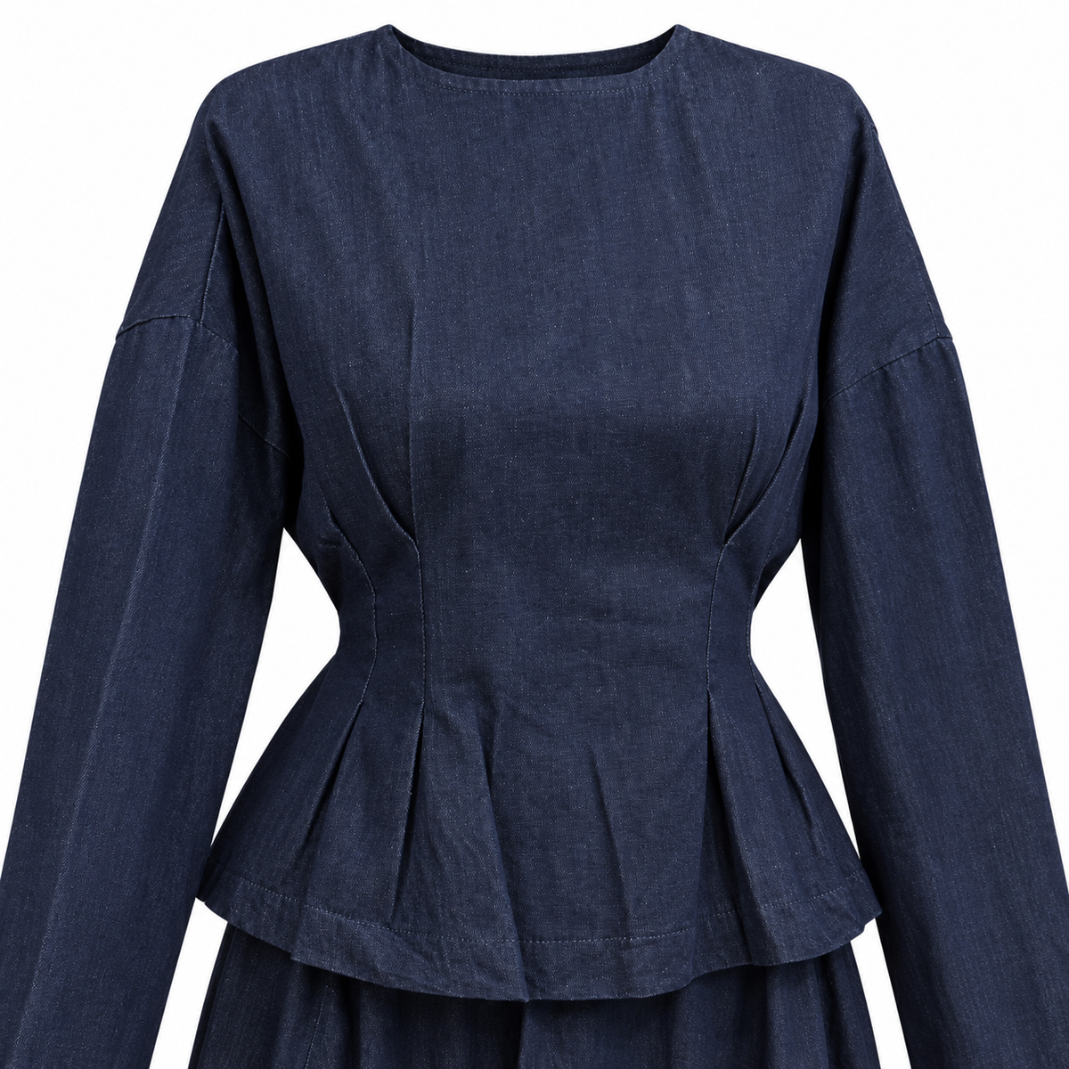 DANELLE Denim Skirt Set