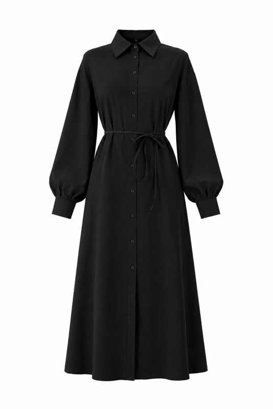 Elyanne Long Shirt Black