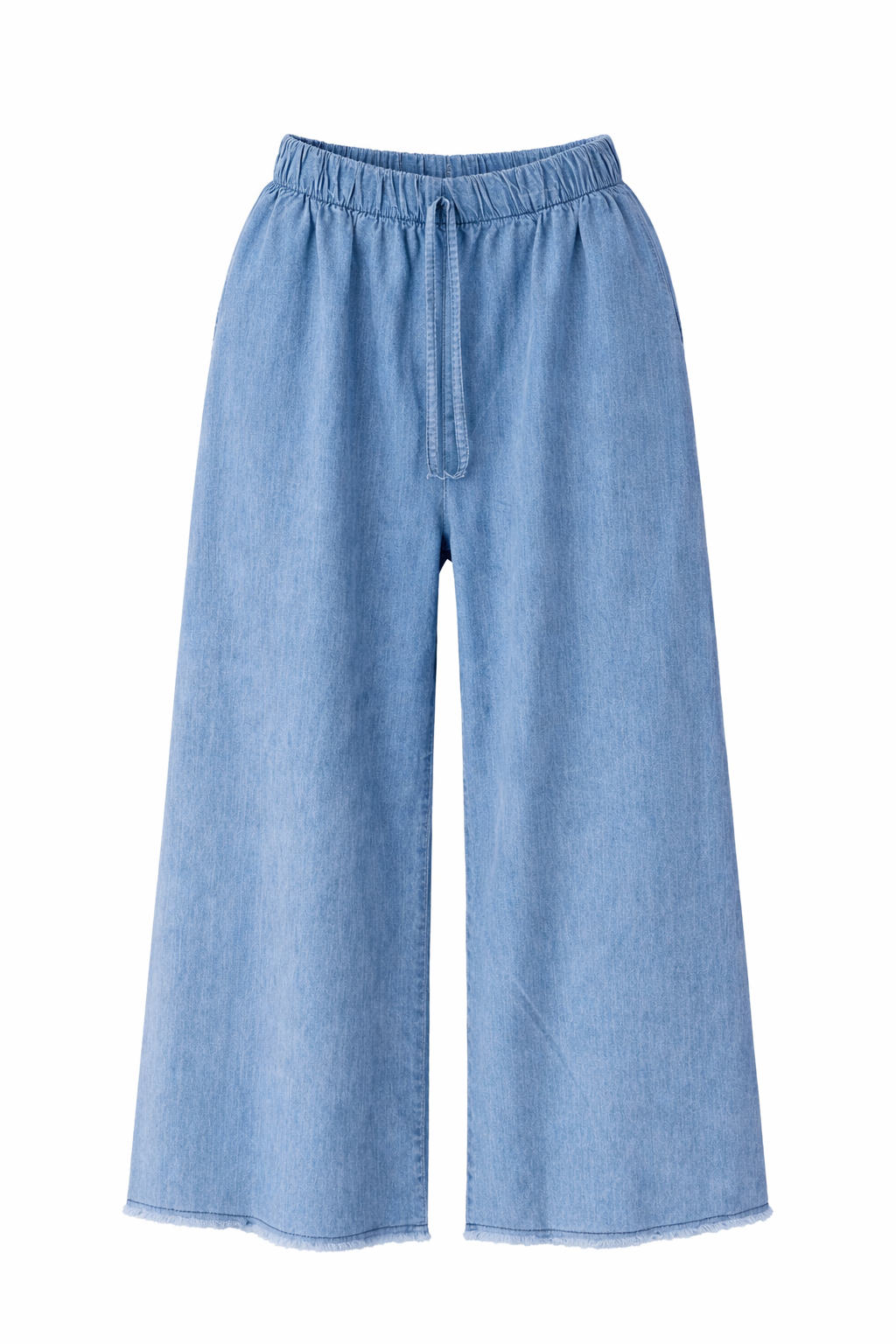 Jeans With Elastic Waiste & Pocket / 707B