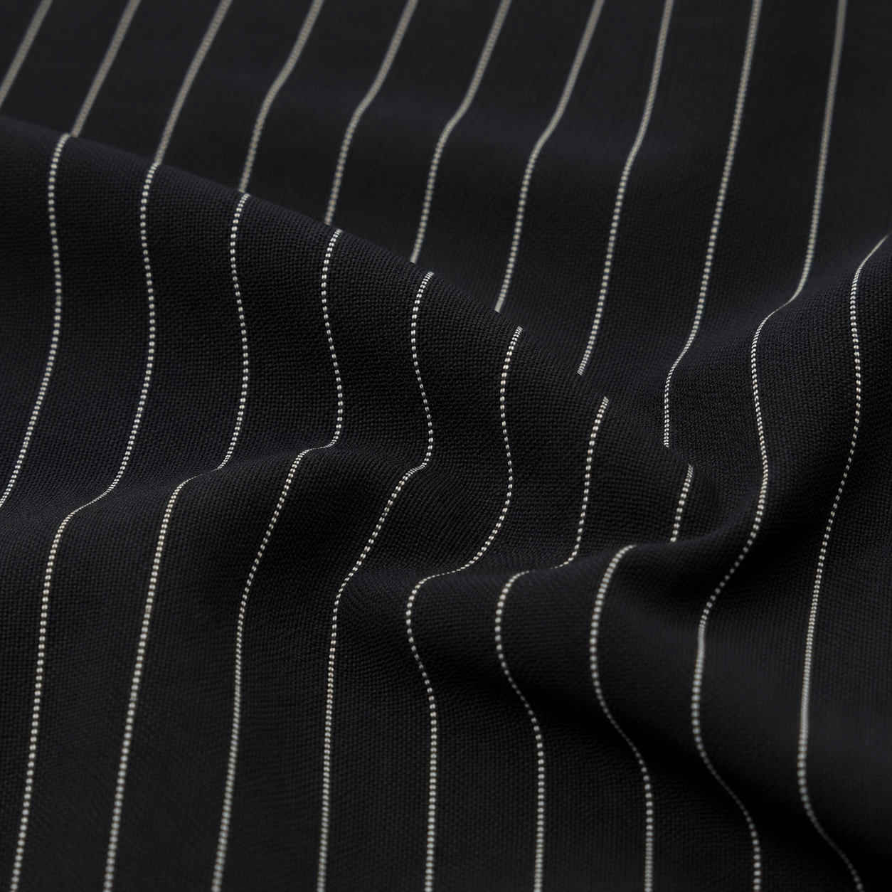 ELVANNE STRIPED SET BLACK