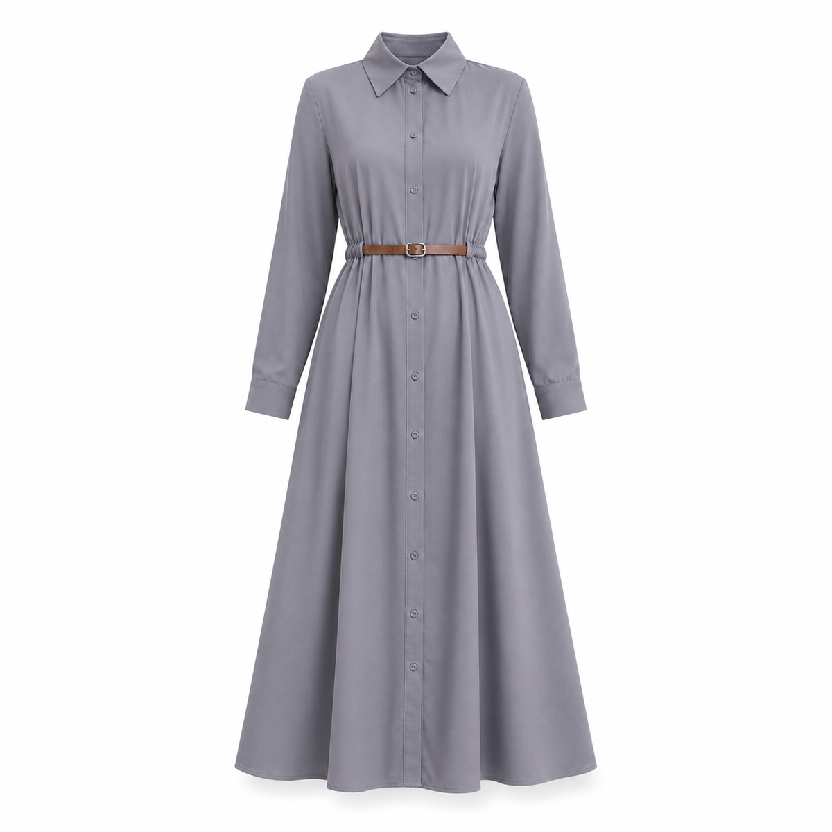 OLYRA DRESS Grey