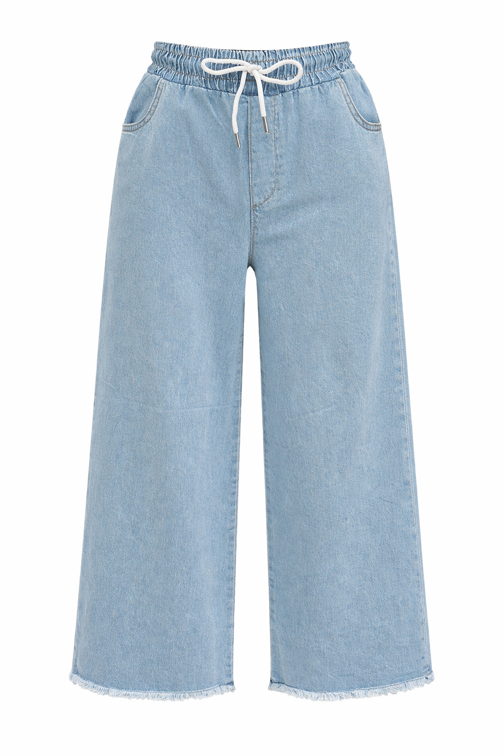Astylish Jeans With Elastic Waiste & Pockets / 8103