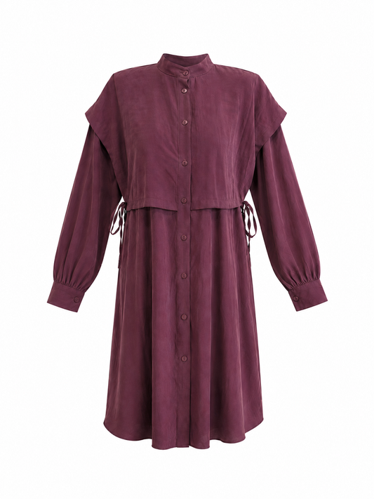 AVELIS SHIRT Burgundy