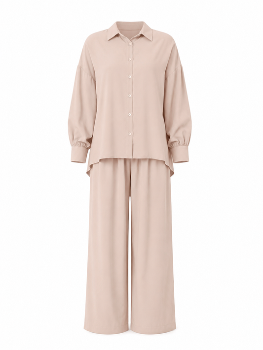 Beige Comfy Modal Set