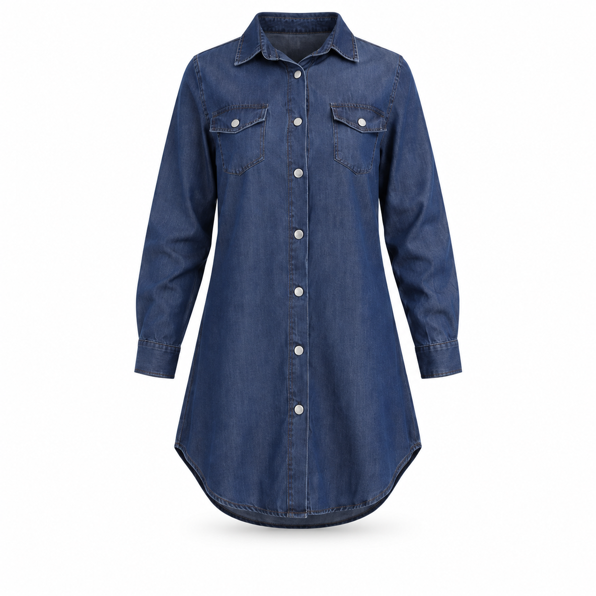 Dark Blue Jeans Shirt